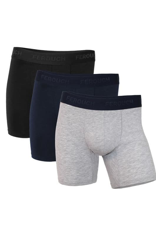 Tri Pack Boxer Gris Gris S