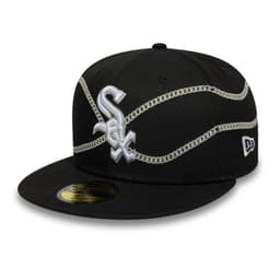Gorra 59Fifty Chicago White Sox Chain Wrap Negro Negro 7