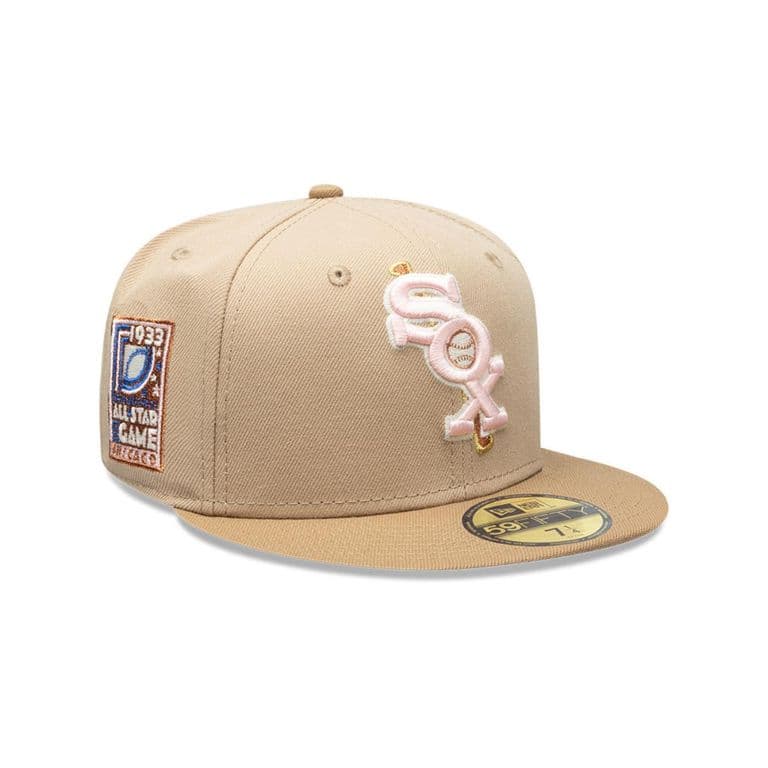 Gorra 59Fifty Chicago White Sox Pink Khaki Beige Beige 7 3/8