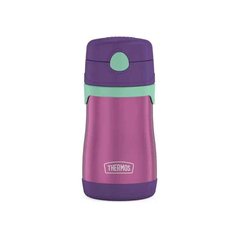 BOTELLA CON BOMBILLA SIPPY KIDS 290ML MORADO