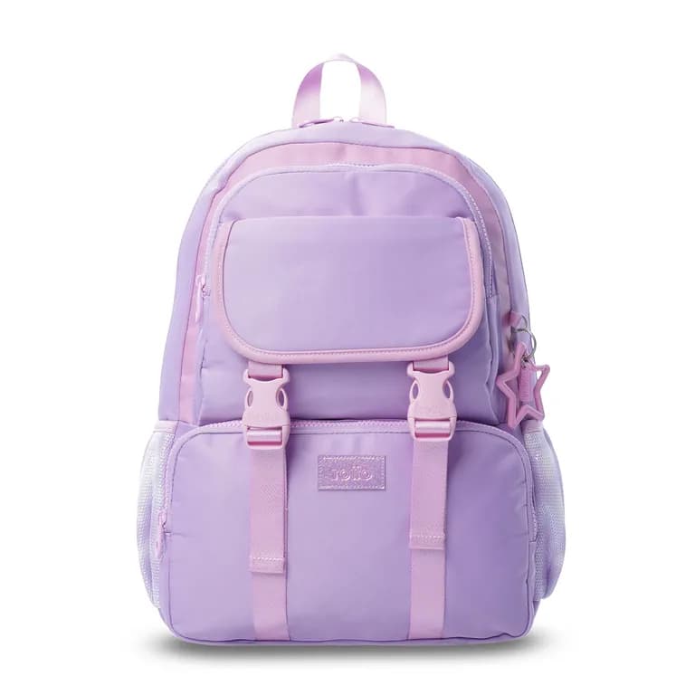 Mochila Para Nina Cluw Mediano Color Morado Morado M