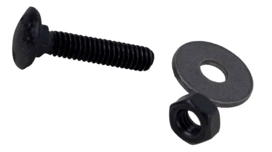 Pack Perno Coche 5 /16 x 2 Negro Tuerca Y Golilla (100 Un)