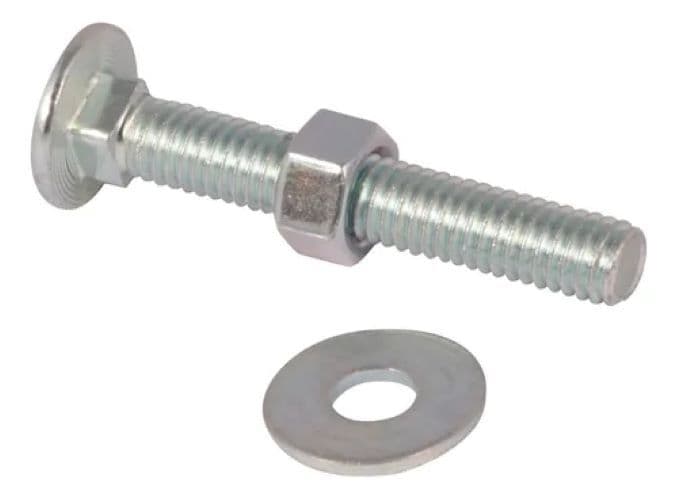 Pack Perno Coche 3 /8 x 3 /4 Zn+ Tuerca+ Golilla Pl Cte (100 Un