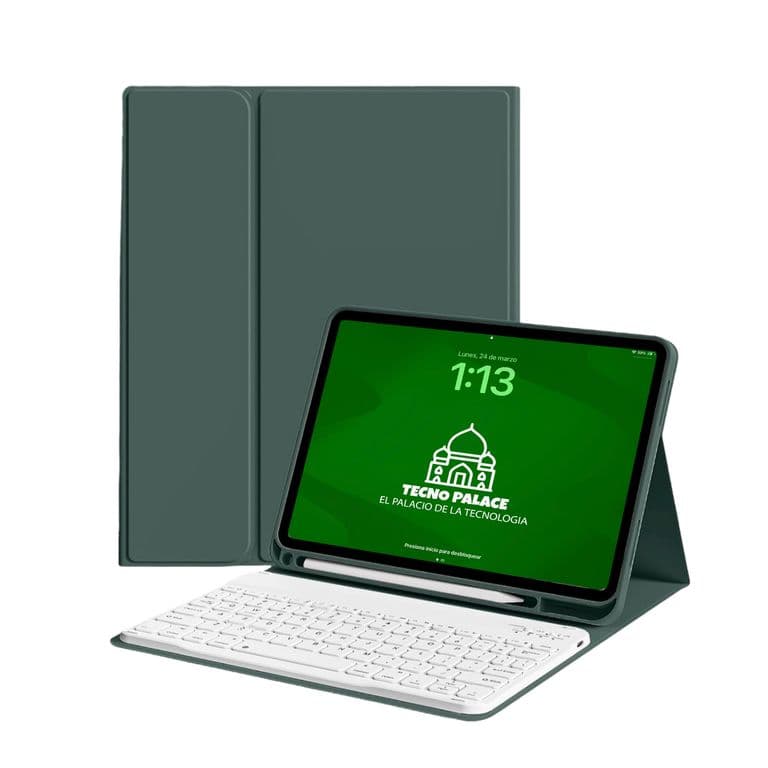 Fundas Con Teclado B Premium Para iPad 10,2 (7,8,9 GEN) Incluye letra N