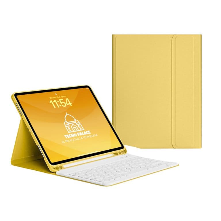 Fundas Con Teclado B Premium Para iPad Pro 11 M4 / M5 - letra N