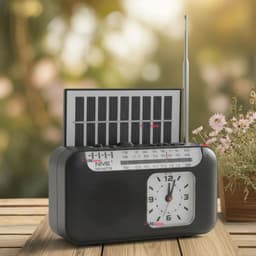 Radio Solar Portatil Recargable Bluetooth AMFM