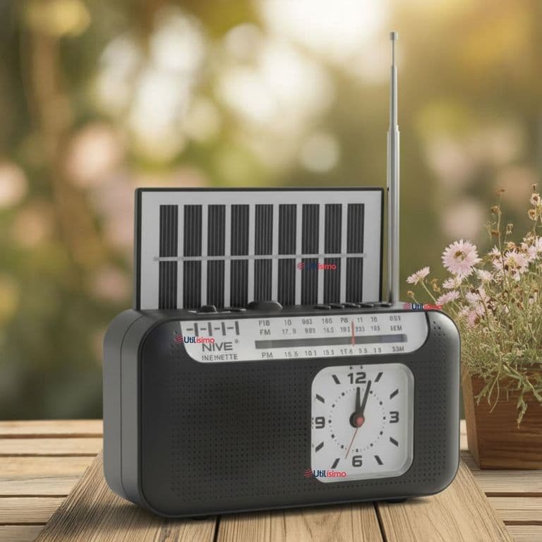 Radio Solar Portatil Recargable Bluetooth AMFM