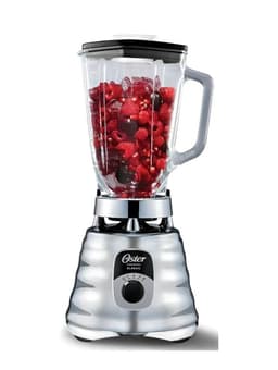 Licuadora Clasica Oster Cromo Con Perilla Ergonomica De 3 V