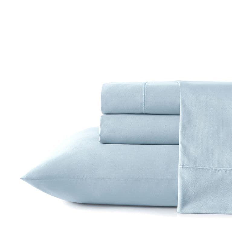 Juego de sabanas 4 piezas microfibra king celeste Azul KING