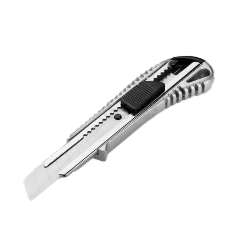 Cutter Exacto Cuchillo Cartonero Metalico + 5 repuestos 30002