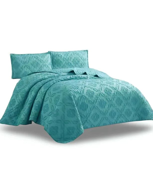 CUBRECAMA QUILT TUFTING DE LUJO SUAVE KING_.