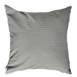 Cojin Decorativo Diseno Rayas Gris 60x60 Relleno