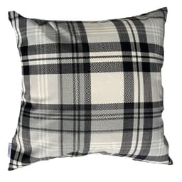 Cojin Decorativo Diseno Escoces Negro 45x45 Relleno