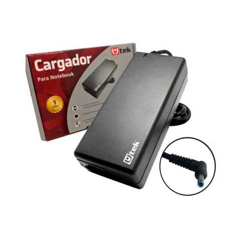 Cargador Notebook Compatible HP 195v 231A Certificado UT-HP45 Punta Azul