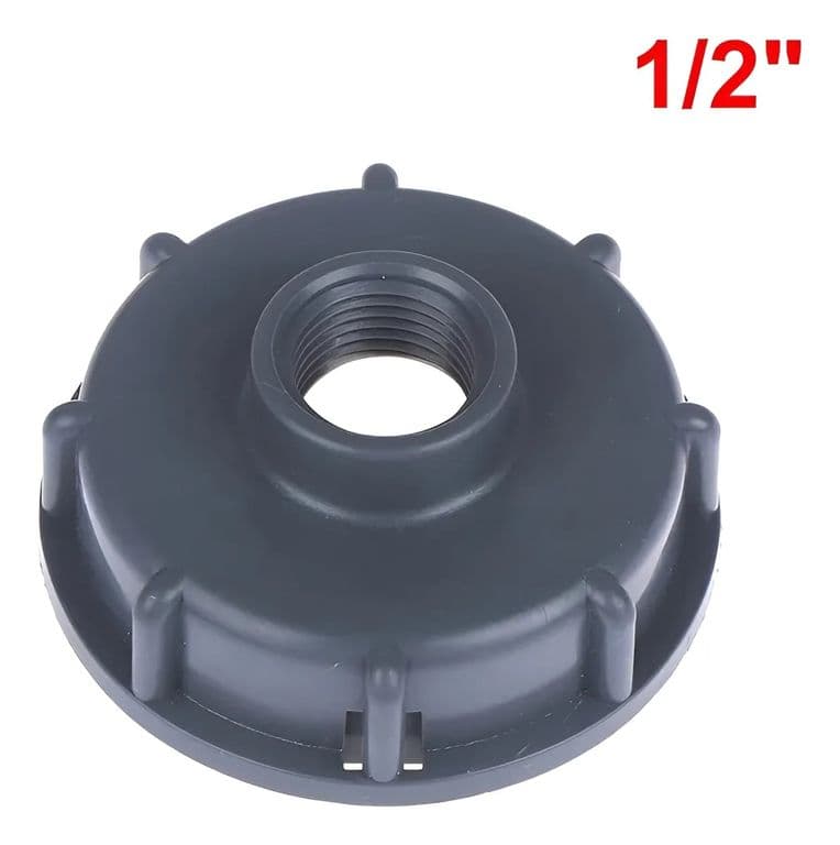 Pack X2 Tapa Roscada S60 X6 Tanque Ibc O Bidon Adaptador 12