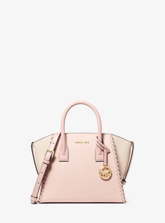 Cartera Avril Small Leather Satchel Rosa TALLA UNICA