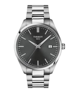 Reloj Pr100 Classic Negro 40MM Plateado TALLA UNICA