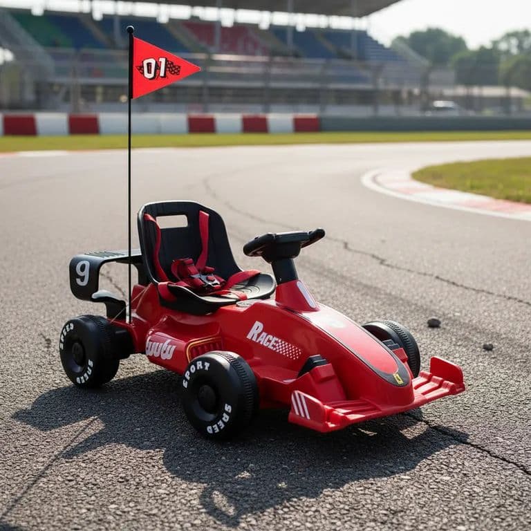 Auto Electrico F1 Schumi Ninos Ninas Infantil Rojo Rojo