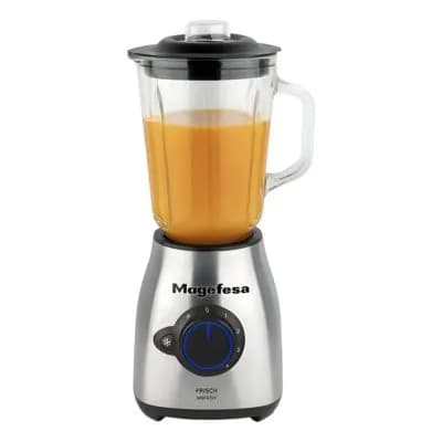 Licuadora Frish Max 1000w Inox Jarra De Cristal 15l Mgf4259 - Gris