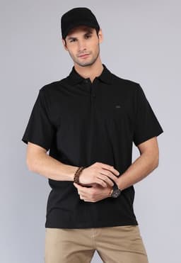 Polera Lisa Jersey Negro S