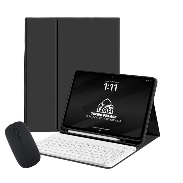 Fundas Con Teclado B y Mouse Para iPad 10 GEN / A16 (11GEN) - Incluye letra N