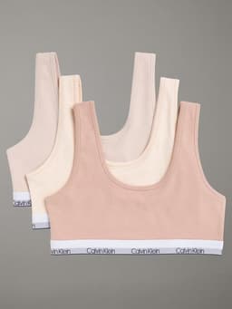 Pack 3 Bralettes Modern Cotton para Nina Multicolor Multicolor S