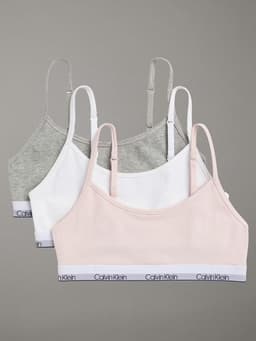 Pack 3 Cropped Bralettes para Nina Multicolor Multicolor S