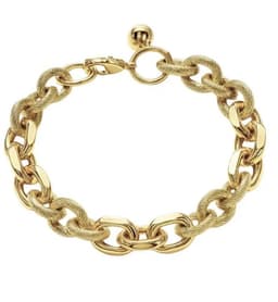 Pulsera Eslabones Cascabel enchapado en oro de 18k - 22CM Dorado ...