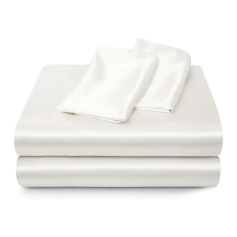 Sabanas Satin Ultra Suaves Juego Completo - Blanco - 2 Plazas