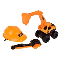 Maquina Retroexcavadora Con Casco Y Sonidos