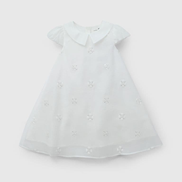 Vestido para Nina Blanco Blanco 4 ANOS