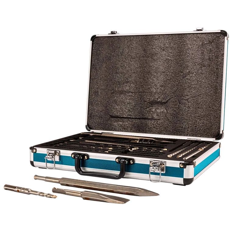 Set 18Pzs Punto/Cincel/Brocas Sds-Plus 2Pts. D-71196
