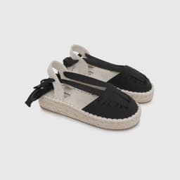 Alpargata Nina Negro 28