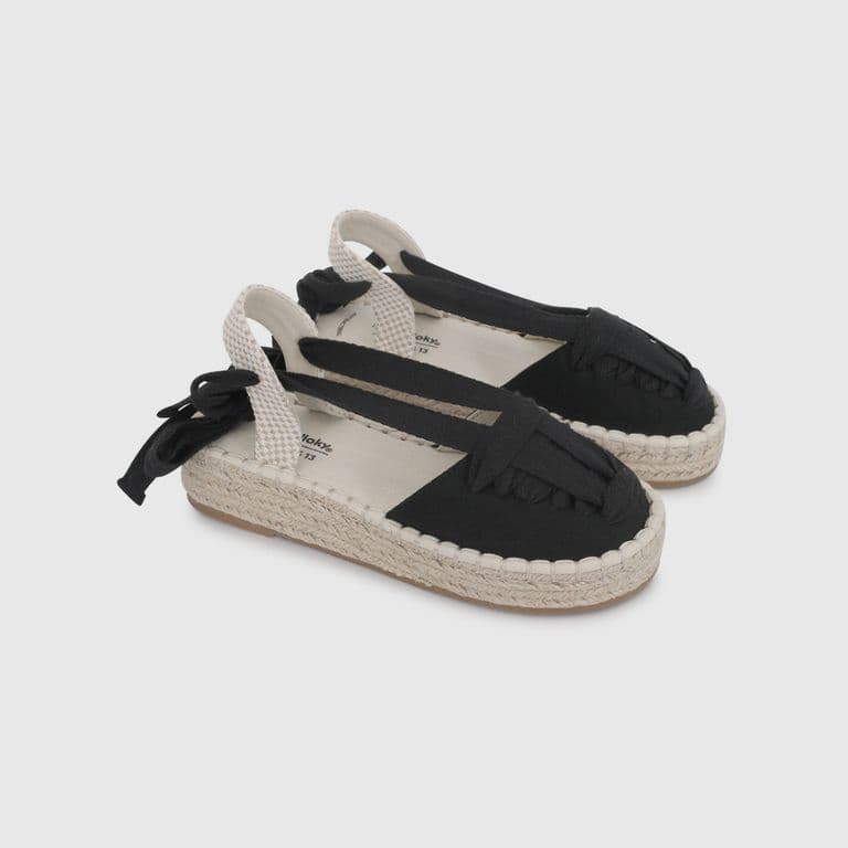 Alpargata Nina Negro 28