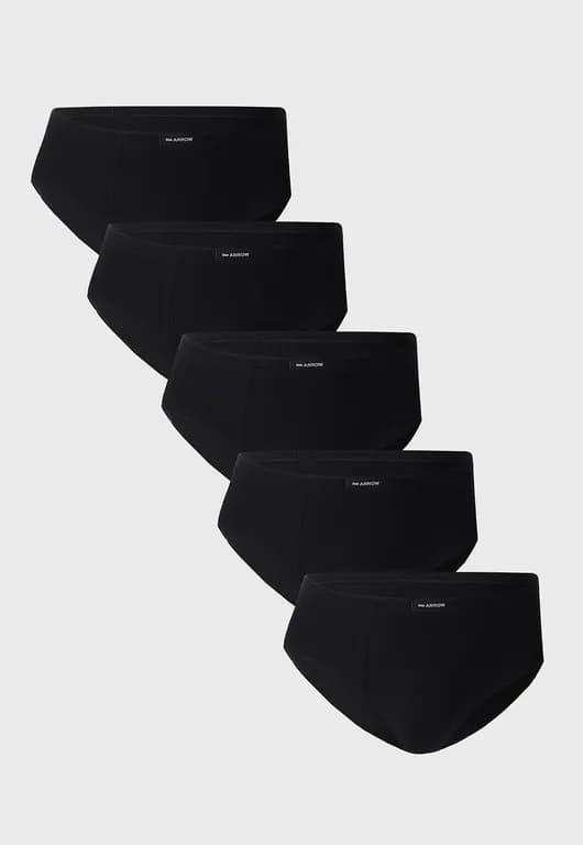 Slip 5 unidades liso Negro S