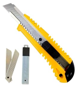 Corta Carton Cutter Cartonero Retractil Papeleria Cortante