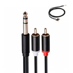 Cable Audio Auxiliar 3.5mm a RCA Adaptador Conexion