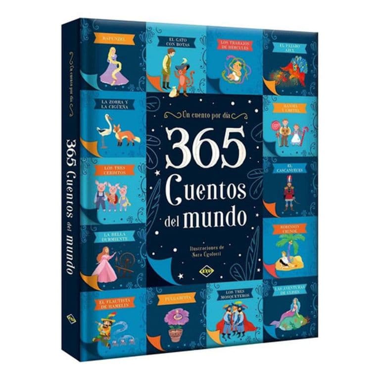Libro 365 Cuentos Del Mundo - Un Cuento Por Dia Lexus Tdura