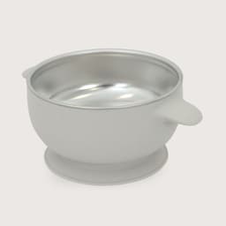 Bowl antideslizante con acero inoxidable gris