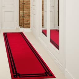 Alfombra de Pasillo Rojo 70 x 230 cm Moderna