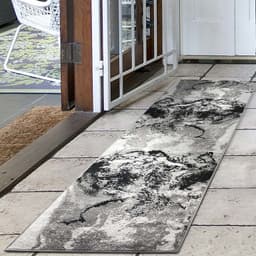 Alfombra de Pasillo Gris 70 x 230 cm Moderna
