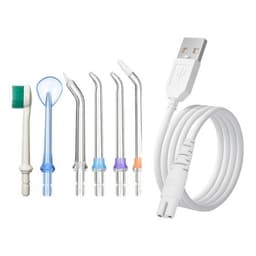 Boquillas Repuesto Para Irrigador Dental + Cable H2ofloss Smilu Portatil Color Transparente