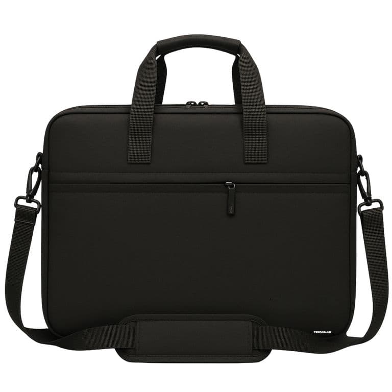 Bolso de Notebook hasta 15 Acolchado con Correa Black Pack