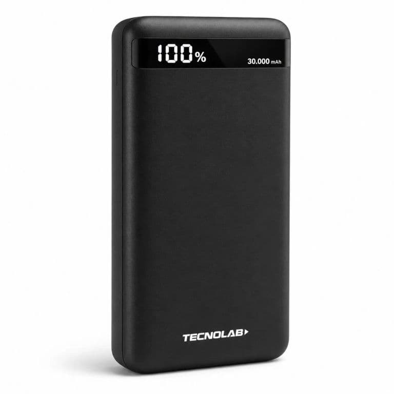 Powerbank Ultra Rapido de 30.000 MAH Multipuertos Black