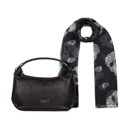 Pack Cartera Minime + Panuelo Omani negro Negro TALLA UNICA