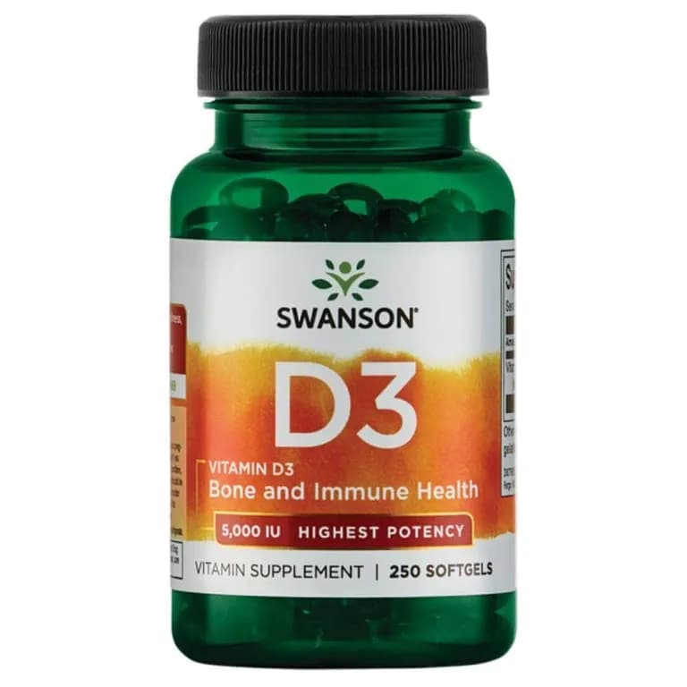 Vitamina D3 5000ui 250 softgels