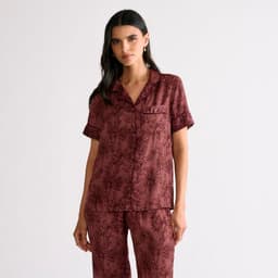 Pijama Camisero Dreamy Burdeos XS
