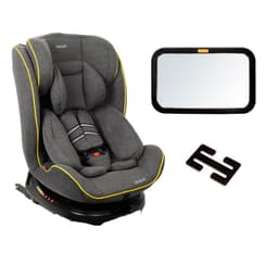 Silla De Auto Convertible Apolo Isofix LX 360 Gris + Espejo + Hebilla Gris oscuro