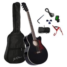 Guitarra Electroacustica Music 41 Pulgadas Funda + Accesorios.