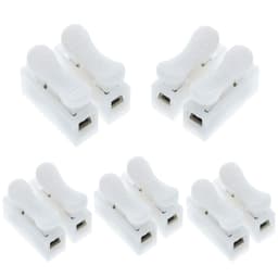 5x Copla Union Cables Empalme Bornera Automatica Regleta Rapida